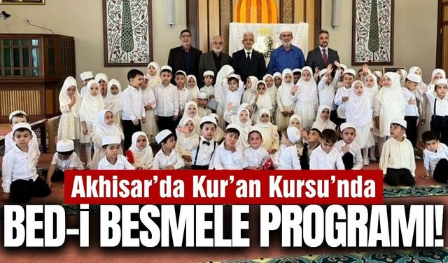 Akhisar’da Miniklerin Kur’an-ı Kerim Heyecanı