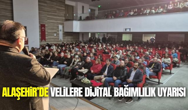 Alaşehir'de hem dijital bağımlılık konuşuldu hem yeni başkan seçildi
