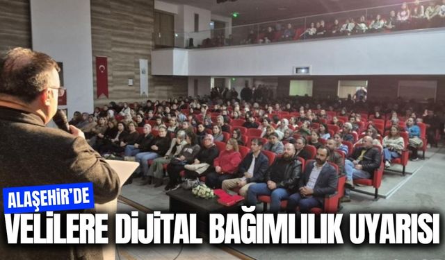 Alaşehir'de hem dijital bağımlılık konuşuldu hem yeni başkan seçildi