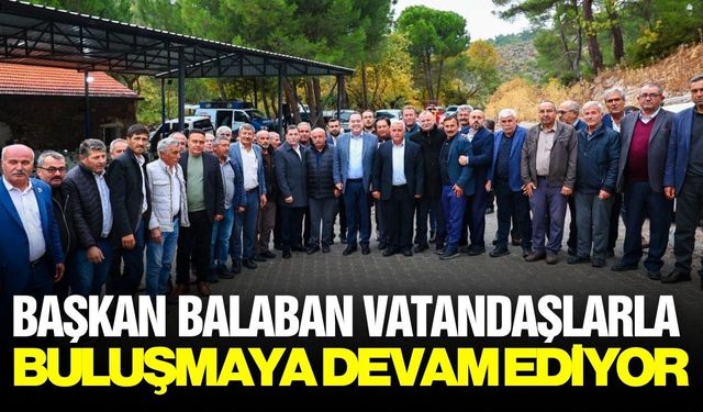 Başkan Balaban sorunları sahada tespit ediyor
