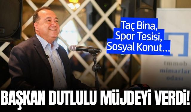 Başkan Dutlulu açıkladı: Manisa’ya yeni spor alanı ve sosyal konut geliyor