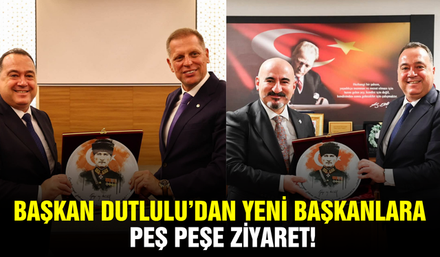 Dutlulu’dan Özkasap ve Rona’ya tebrik ziyareti!