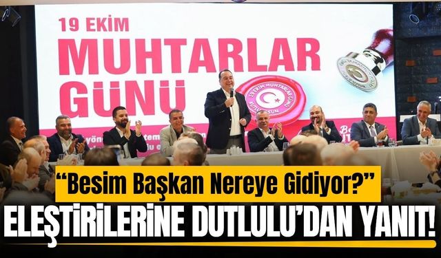 Besim Dutlulu’dan kendisine yönelik eleştirilere yanıt!