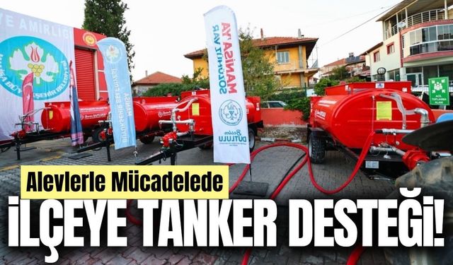 Büyükşehir'den ilçeye 4 yeni su tankeri desteği!