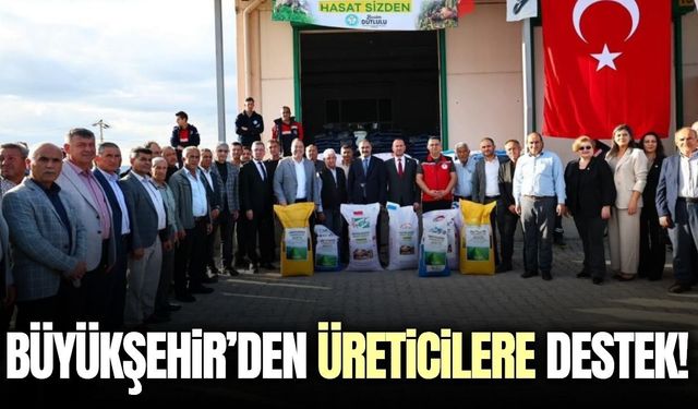 Büyükşehir’den Üreticiye 28,9 Milyon TL’lik Destek