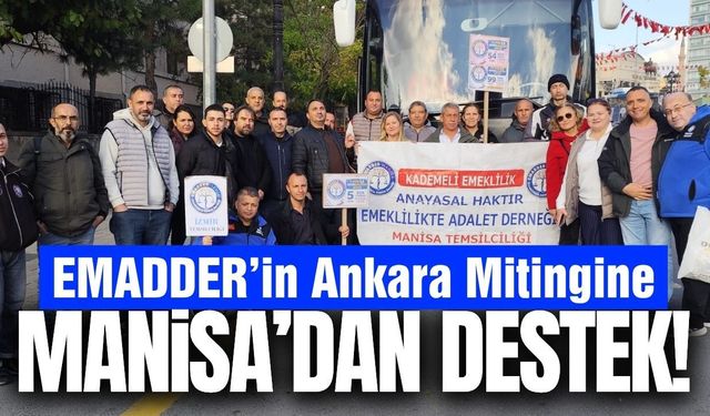 Manisa EMADDER Ekibi Ankara’da Kademeli Emeklilik İçin Buluştu