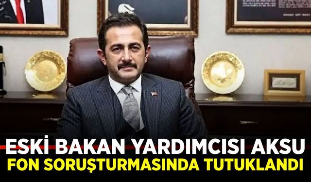 Eski bakan yardımcısı fon soruşturmasında tutuklandı