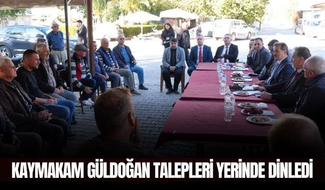 Salihli Kaymakamı Ali Güldoğan’dan mahalle ziyaretleri