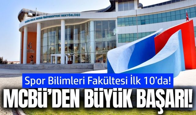 Manisa CBÜ Spor Bilimleri Fakültesi İlk 10’da Yer Aldı!
