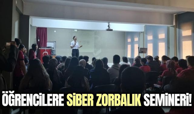 Manisa jandarmasından öğrencilere siber zorbalık uyarısı