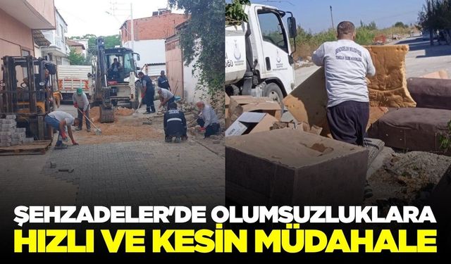 Manisa'da belediyeden sorunlara hızlı çözümler!