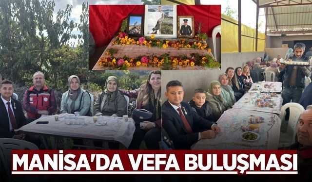Manisa'da Şehit Hakkı Eryılmaz sene-i devriyesinde anıldı