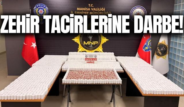 Manisa'da zehir tacirlerine darbe: 2 kişi tutuklandı!