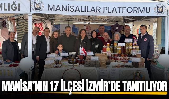 Manisa’nın yöresel ürünleri İzmir’de ilgi görüyor!