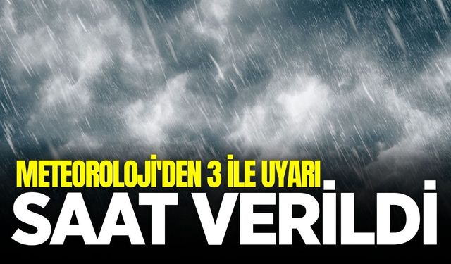 Meteoroloji’den kuvvetli yağış ve sel uyarısı