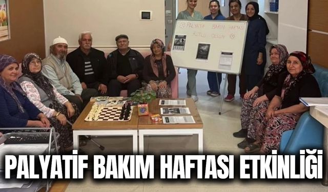 Selendi'de Palyatif Bakım Haftası etkinliği