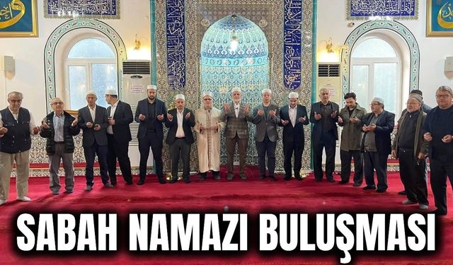 Soma'da Sabah Namazında Anlamlı Buluşma!