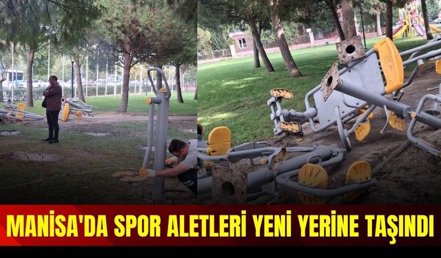 Manisa'da parklar yenileniyor, spor alanları taşınıyor