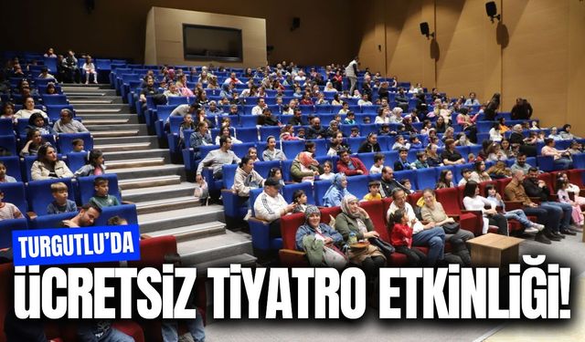 Turgutlu’da çocuklara akran zorbalığına karşı tiyatro etkinliği
