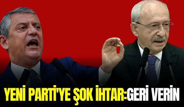 CHP ile Yeni Parti Arasında 5,1 Milyon TL krizi