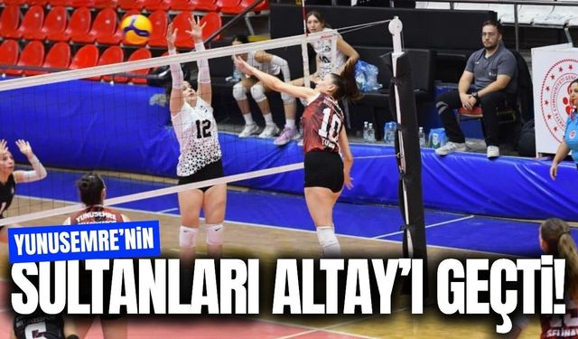 Yunusemre’nin sultanları sahasında fırtına gibi esti!