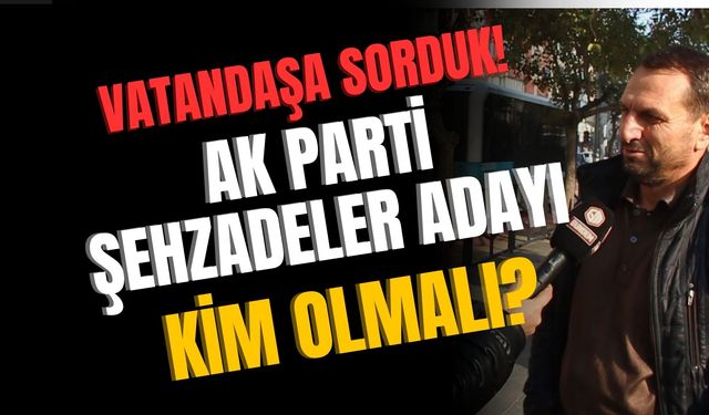AK Parti Şehzadeler Adayı Kim Olmalı?