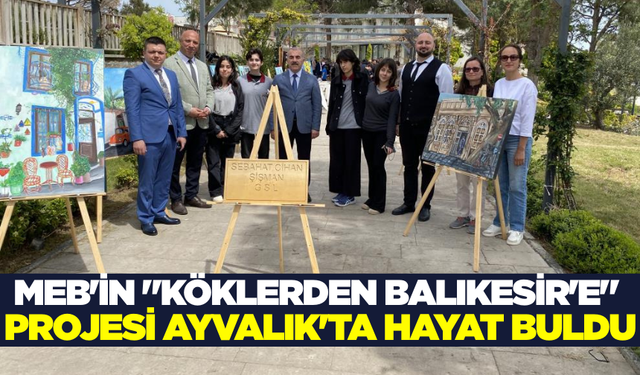Balıkesir'de öğrencilerden çevre ve deniz temalı etkinlik