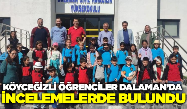 Minik Öğrencilerden Su Kaynakları ve Havacılık İncelemesi