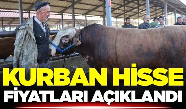 Kurban hisse ve kesim ücretleri belli oldu