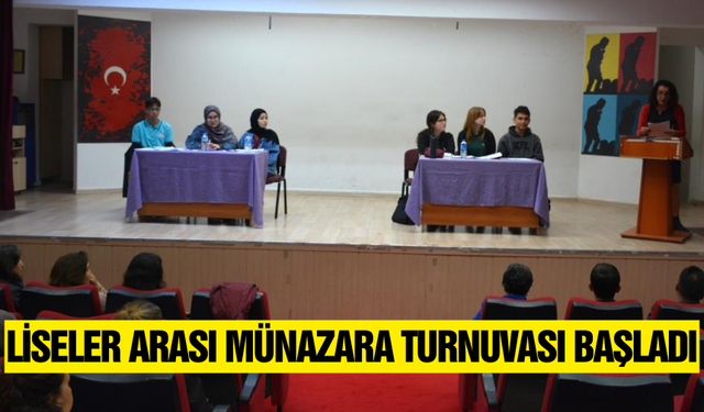 Köyceğiz'de liseler arası münazarada ilk yarı finalistler belli oldu