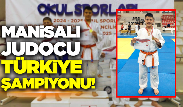 Manisalı judocu Mahmut Madan'dan büyük başarı!