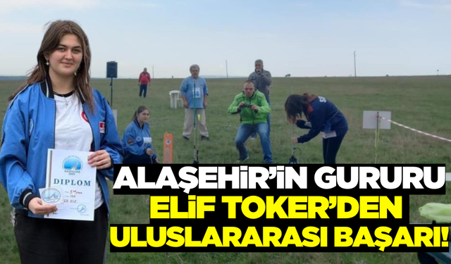 Alaşehirli Sporcu Elif Toker, Bulgaristan'dan madalya ile döndü!