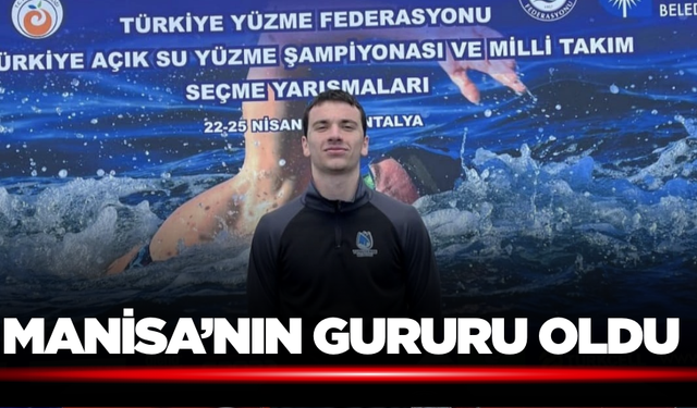 Manisalı Yüzücü Türkiye  Şampiyonu Oldu