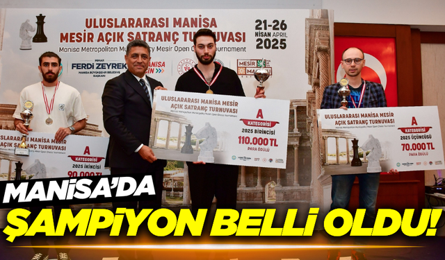 Mesir Festivali Satranç Turnuvasında şampiyon belli oldu!