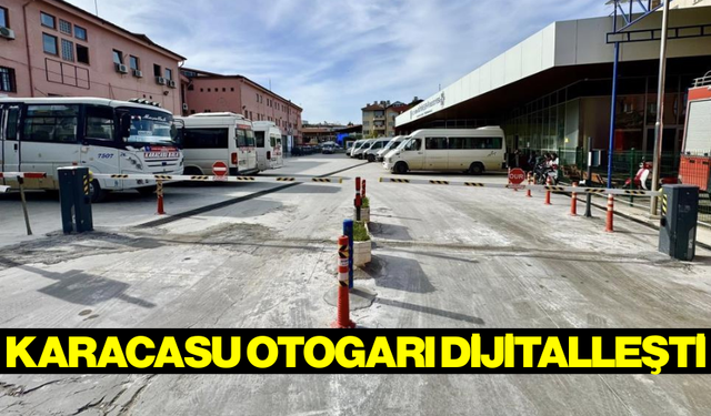 Otogar girişine plaka tanıma sitemi kuruldu