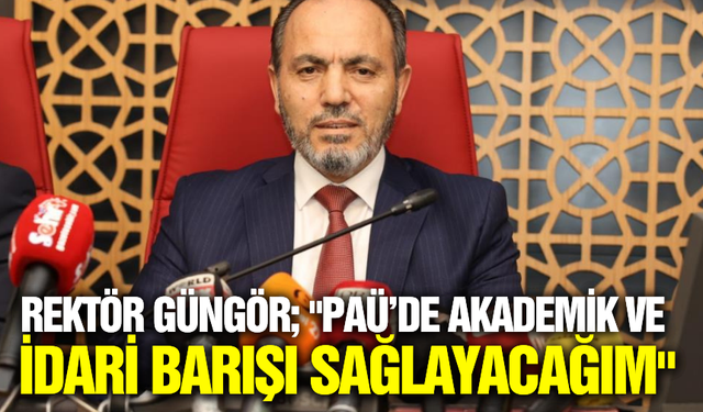 PAÜ'nün yeni rektörü göreve başladı!