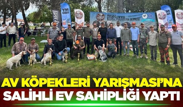 Salihli'de Av köpekleri Mera Yarışması