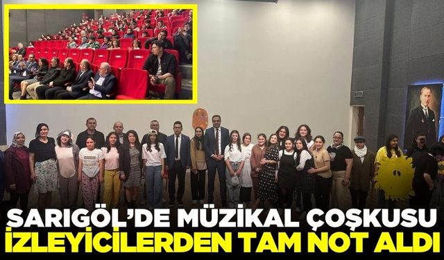 Sarıgöl'de 'Dünyamız temiz olmalı çocuklar' adlı müzikli drama etkinliği