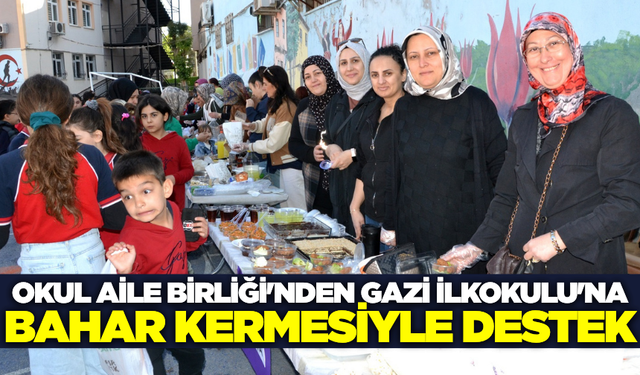Şehzadeler Gazi İlkokulu Velilerinden okula anlamlı destek!
