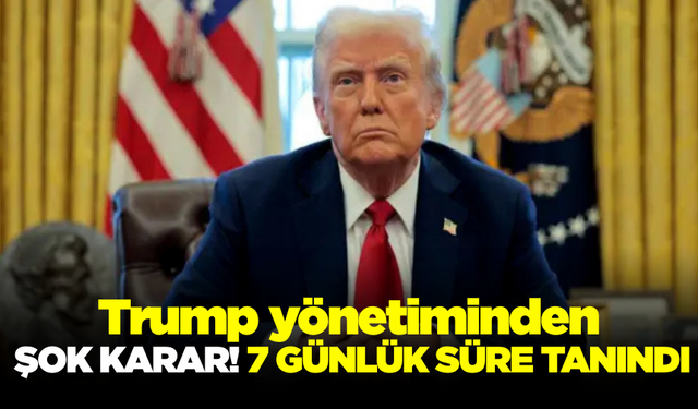 Trump yönetimi kaçak göçmenlerin 7 gün içerisinde ülkeyi terk etmesini öngören bir kararname hazırladı
