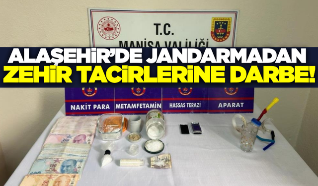 Alaşehir'de zehir tacirlerine operasyon: 2 kişi tutuklandı!