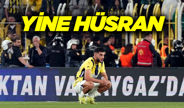 Fenerbahçe derbiyi kaybetti!