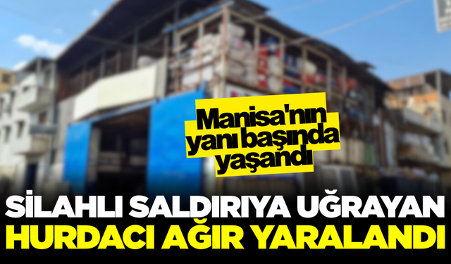 Hurdacı silahlı saldırıda yaralandı