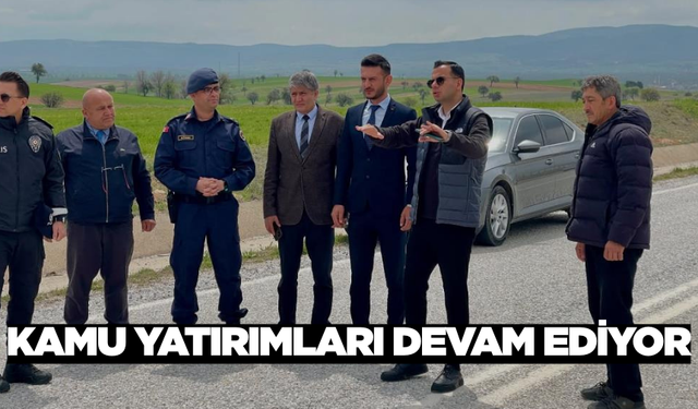 Kaymakam Aslan'dan ilçedeki önemli projeleri yerinde inceledi