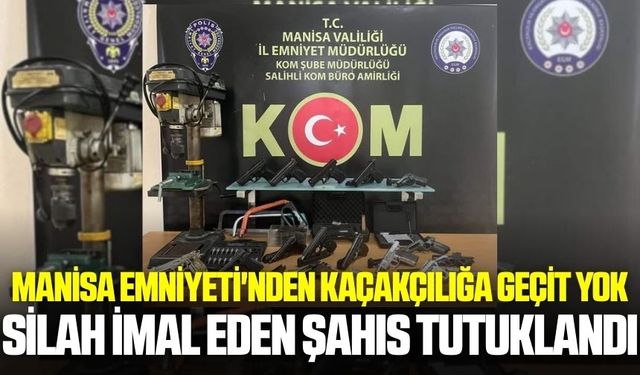 Manisa Emniyetinden Kaçak Silah Operasyonu: Bir Şüpheli Tutuklandı