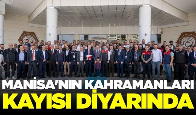 Manisalı İtfaiyeciler Malatya'da