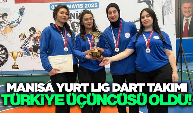 Manisa Yurt Lig Dart Takımı'ndan büyük başarı!