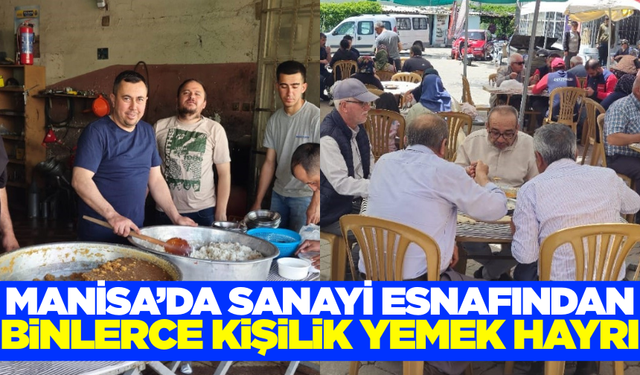 Manisa'da 5 bin kişilik yemek hayrı