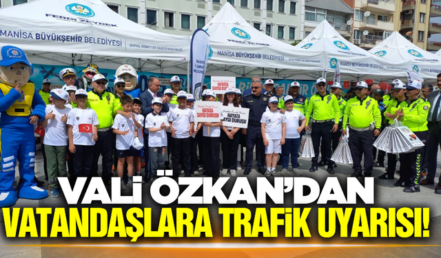 Manisa'da trafik haftası kutlamaları: Öğrencilere trafik bilinci aşılandı