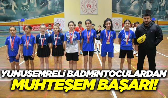 Yunusemreli badmintonculardan büyük başarı!